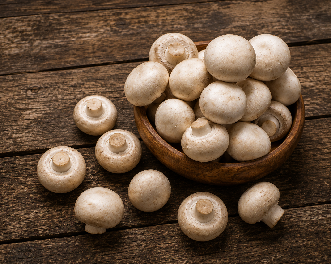 White Mushrooms